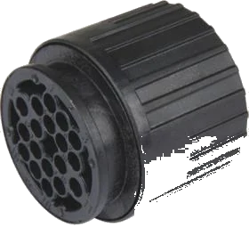 18-pole connector housing