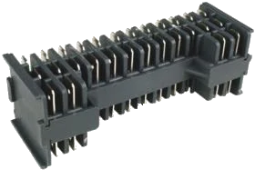 12-pole plug junction box