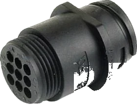 9-pole connector housing