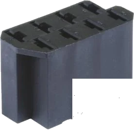8-pole connector housing