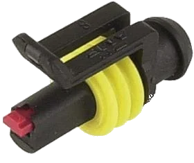 1-pole DIN/ISO 40050 connector housing
