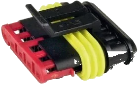 5-pole DIN/ISO 40050 connector housing