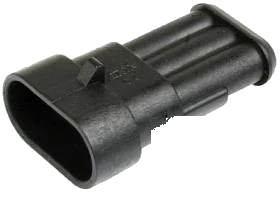 3-pole DIN/ISO 40050 connector housing