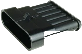 6-pole DIN/ISO 40050 connector housing