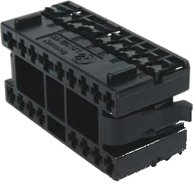 17-pole connector housing