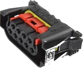 9-pole connector housing