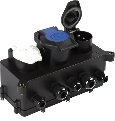 7-pole 24V DIN/ISO 1185 N-Typ adapter socket