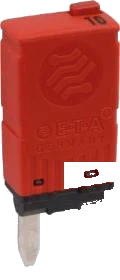 12V DIN/ISO 10924 zekeringautomaat