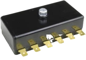 6-pole DIN/ISO 72581 zekeringskast