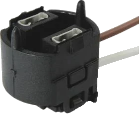 2-pole headlamp connector