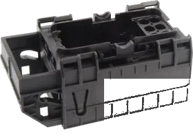 58-pole connector housing