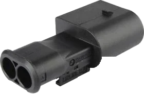 2-pole connector housing