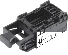 58-pole connector housing