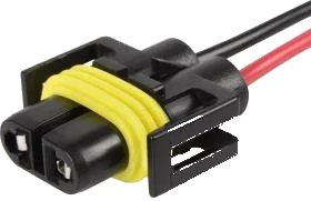 2-pole headlamp connector