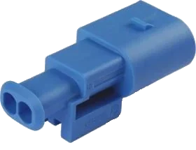 2-pole connector housing