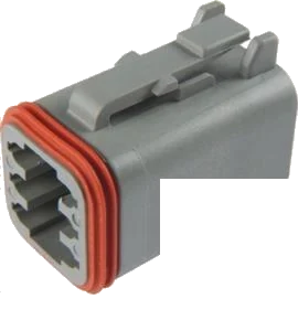 6-pole connector housing