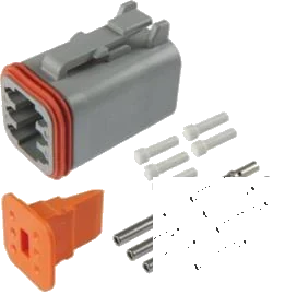 6-pole connector housing set