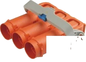 3-pole connector housing