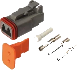 2-pole connector housing set