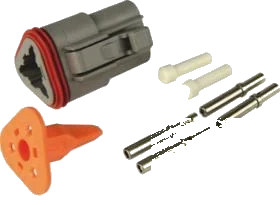 3-pole connector housing set