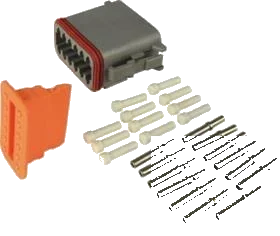 12-pole connector housing set