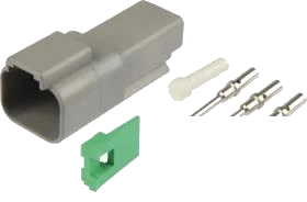 2-pole connector housing set