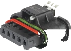 5-pole connector housing