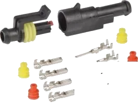 1-pole 24V DIN/ISO 40050 connector housing set