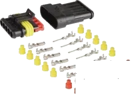 5-pole 24V DIN/ISO 40050 connector housing set