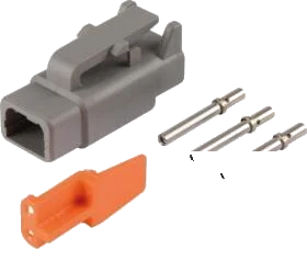 2-pole connector housing set