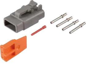 3-pole connector housing set