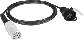 7-pole 24V DIN/ISO 3731 S-Typ trailer socket extension cable · 3 m