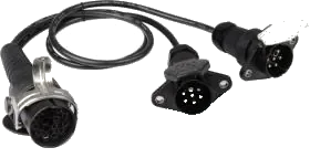 24V DIN/ISO 12098 adapter cable · 1 m