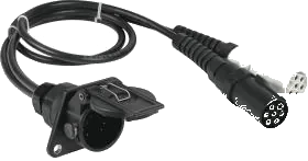 24V DIN/ISO 12098 adapter cable · 1 m