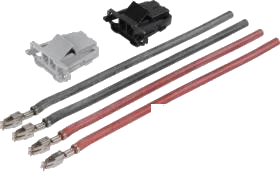 2-pole kabelreparatieset interieurverwarming (motorvoorverwarming) · 150 mm