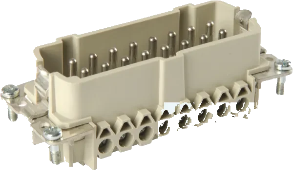 16-pole 500V plug insert housing