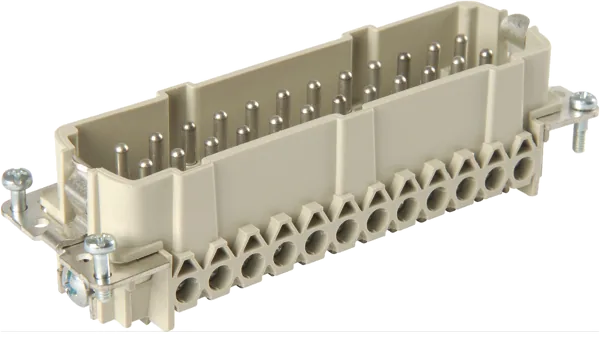 24-pole 500V plug insert housing