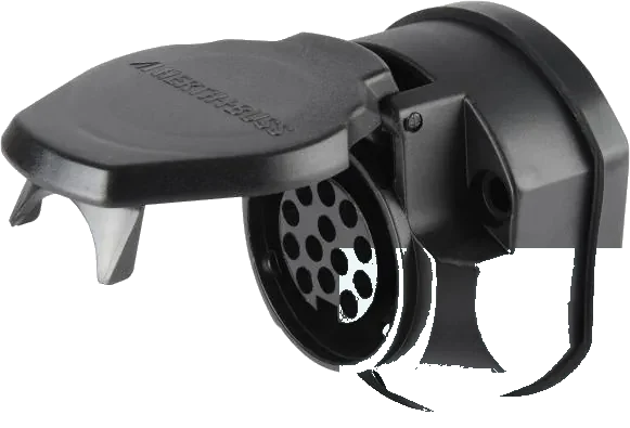 13-pole 12V DIN/ISO 11446 socket