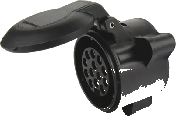 13-pole 12V DIN/ISO 11446 housing