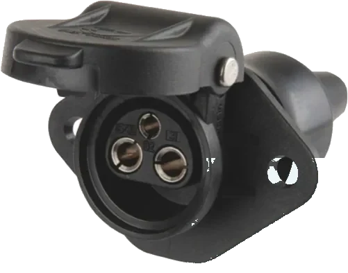 3-pole 6V DIN/ISO 9680 socket