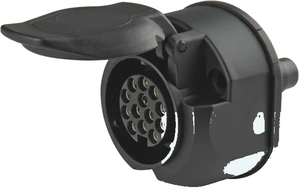 13-pole 12V DIN/ISO 11446 socket