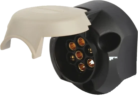 7-pole 6V DIN/ISO 3732 S-Typ socket