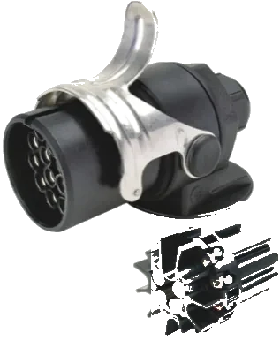 15-pole 24V DIN/ISO 12098 plug