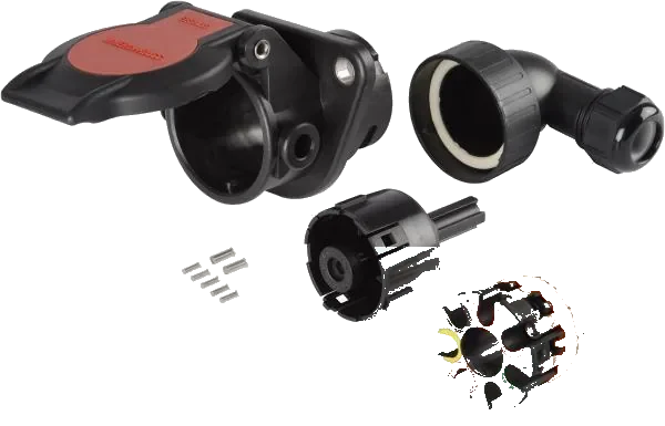 7-pole 24V DIN/ISO 7638-1 socket