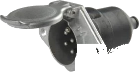 7-pole 24V DIN/ISO 1185 N-Typ socket