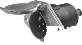 7-pole 24V DIN/ISO 1185 N-Typ socket