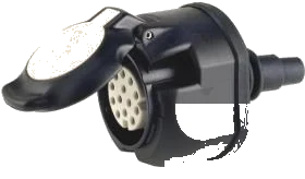 13-pole 24V socket
