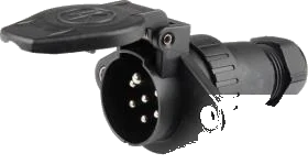 7-pole 24V DIN/ISO 1185 N-Typ socket