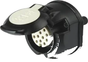 13-pole 24V socket