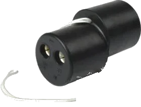 2-pole 24V socket